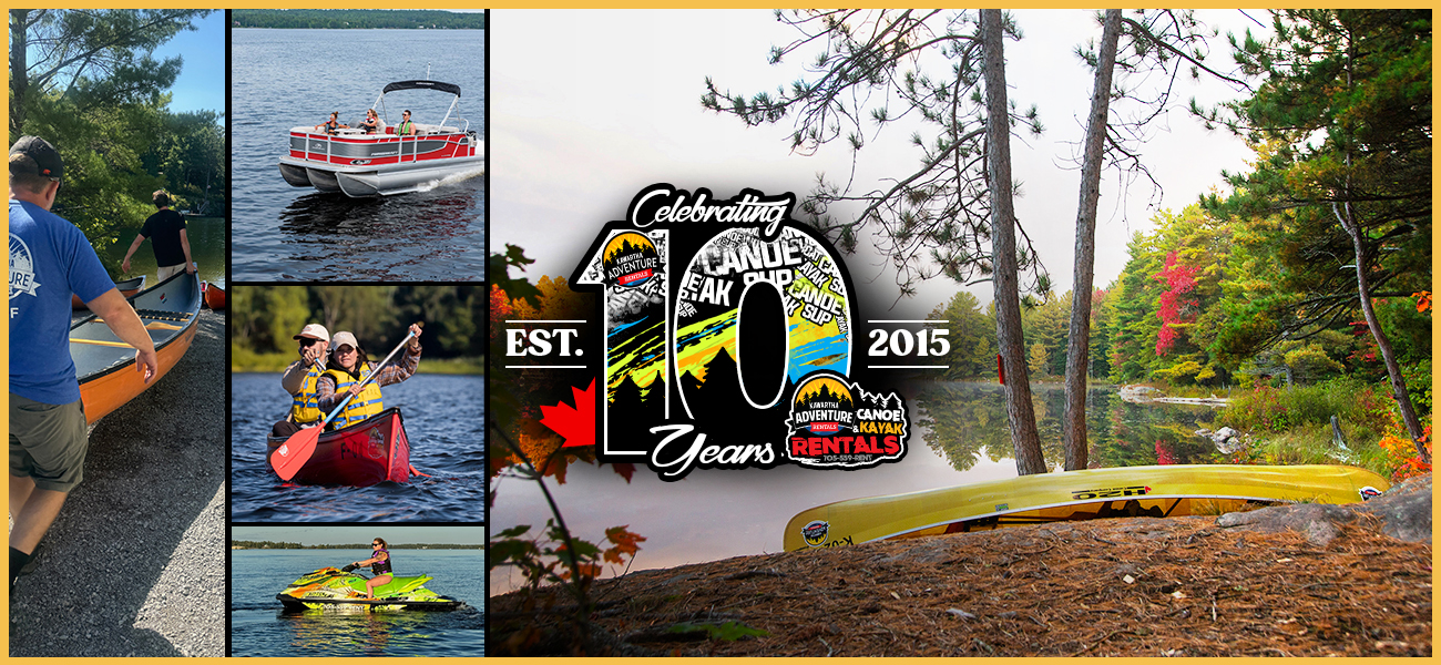 web banner Kawartha Adventure Rentals 2025 Kawartha Adventure Rentals Canoe Rentals Kawartha Highlands