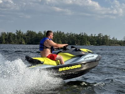 Man riding Sea-Doo